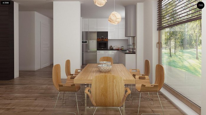 Проект дома U296 - 8 С мансардным этажом дома в Киеве