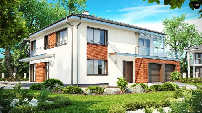 Проект дома Ux30 - 1 Двухэтажные дома в Киеве