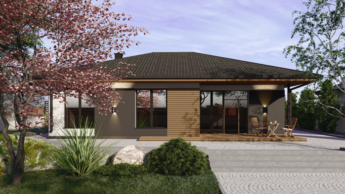 Проєкт будинку Db 12 - Одноповерхові дома у Києві