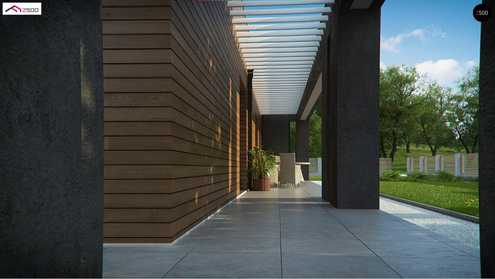 Проект дома Ux128 - 6 Одноэтажные дома в Киеве