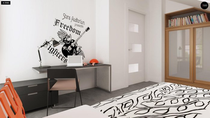 Проект дома U264 - 10 С мансардным этажом дома в Киеве