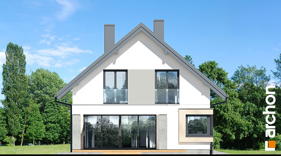 Проект дома Дом в изопируме 8 - 5 С мансардным этажом дома в Киеве