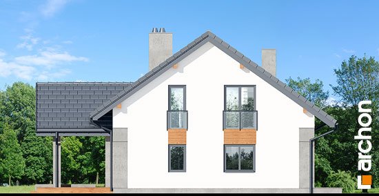 Проект дома Дом в аурорах 7 - 4 С мансардным этажом дома в Киеве