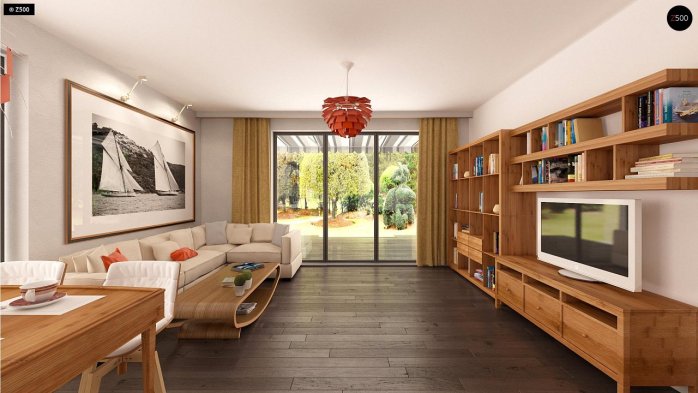 Проект дома U241 GP HB - 9 Одноэтажные дома в Киеве