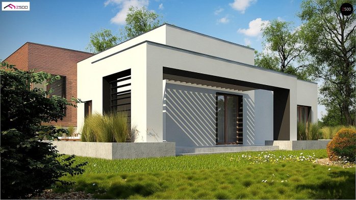 Проект дома Ux132 - 6 Одноэтажные дома в Киеве