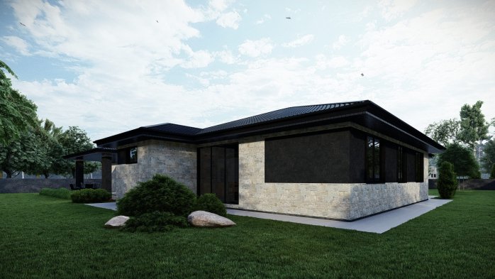 Проєкт будинку DBT 563 - Одноповерхові дома у Києві