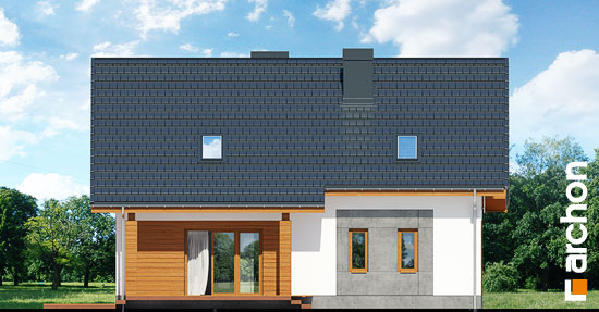 Проект дома Дом в яблонках 2 - 6 С мансардным этажом дома в Киеве