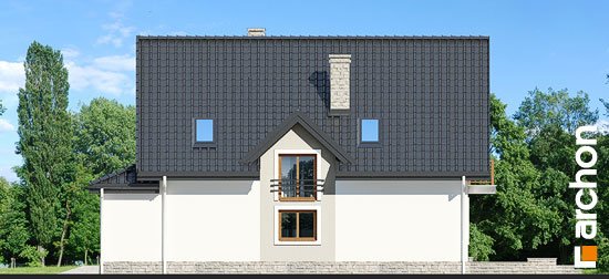 Проект дома Дом в очанке вep. 2 вер.2 - 4 С мансардным этажом дома в Киеве