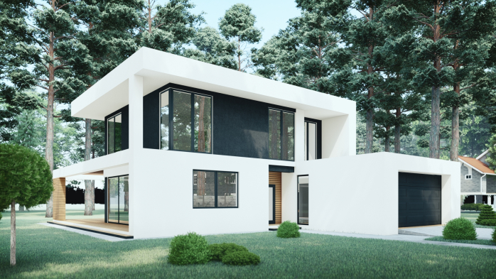 Проект дома DBT 223 - 2 Двухэтажные дома в Киеве