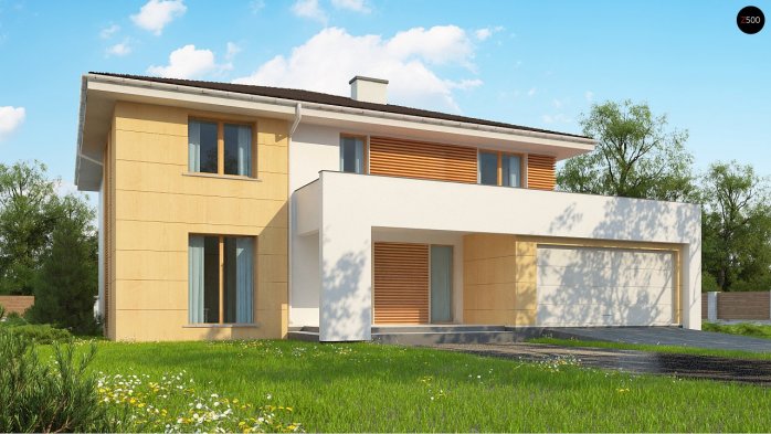 Проект дома U156 A - 1 Двухэтажные дома в Киеве