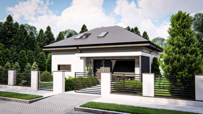 Проект дома U479 - 2 С мансардным этажом дома в Киеве