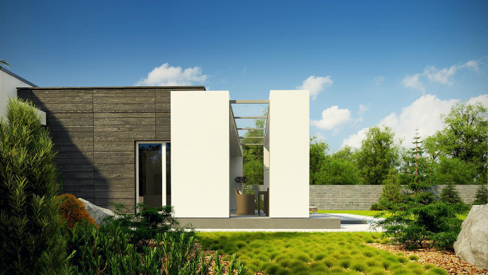 Проект дома Ux69 v1 - 6 Одноэтажные дома в Киеве