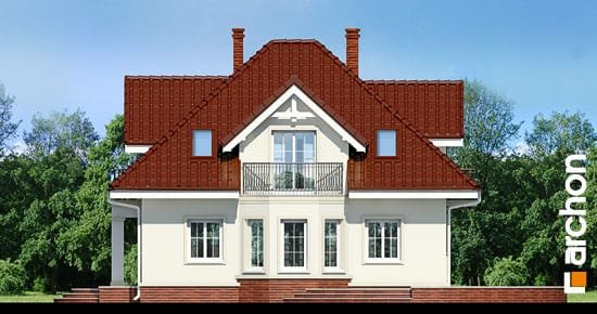 Проект дома Дом в тамарисках 7 - 4 С мансардным этажом дома в Киеве