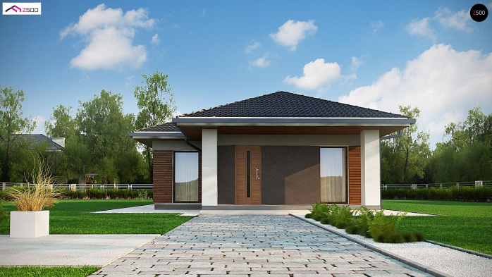Проект дома U366 - 2 Одноэтажные дома в Киеве
