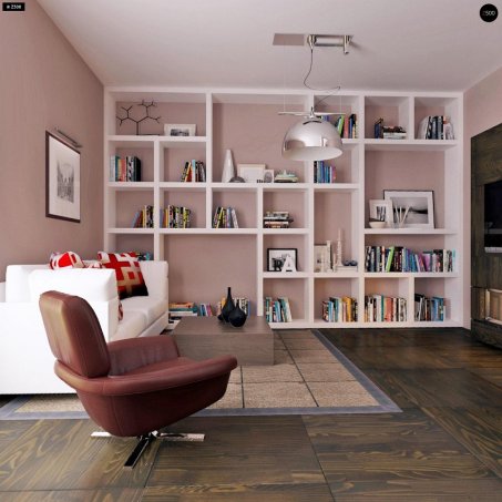 Проект дома U66 D zp - 7 С мансардным этажом дома в Киеве