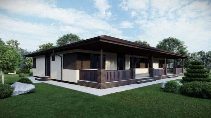 Проєкт будинку DBT 564 - Одноповерхові дома у Києві