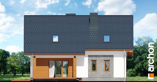 Проект дома Дом в яблонках 2 - 6 С мансардным этажом дома в Киеве