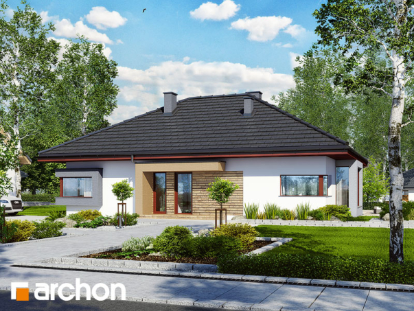 Проект дома Дом под красной рябиной (Н) вер.2 - 1 Одноэтажные дома в Киеве