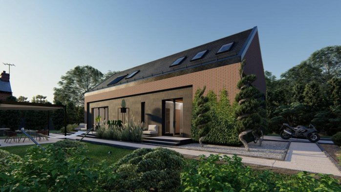 Проект дома U515 - 3 С мансардным этажом дома в Киеве