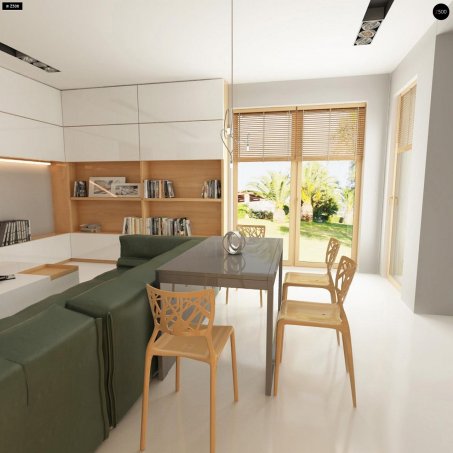 Проект дома Ux49 minus - 8 Одноэтажные дома в Киеве