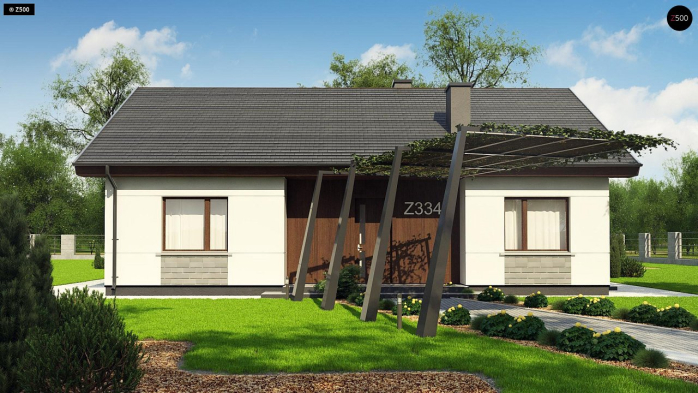 Проект дома U334 - 6 Одноэтажные дома в Киеве
