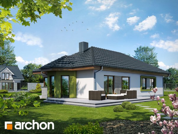 Проект дома Дом в дикоросах 2 вер.2 - 2 С мансардным этажом дома в Киеве