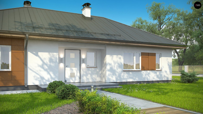 Проект дома U307 - 6 Одноэтажные дома в Киеве