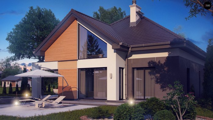 Проект дома U288 - 3 С мансардным этажом дома в Киеве