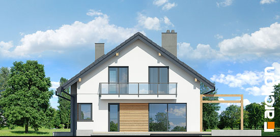 Проект дома Дом в аурорах 7 (А) - 4 С мансардным этажом дома в Киеве