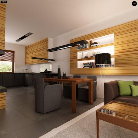 Проект дома U64 - 5 Одноэтажные дома в Киеве