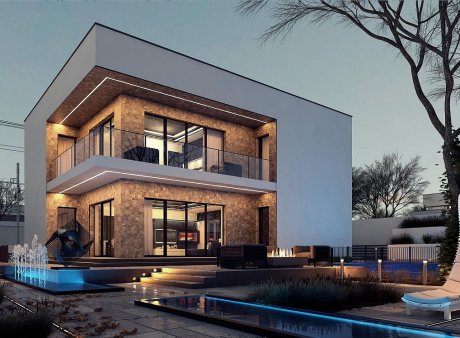 Проект дома Ux82