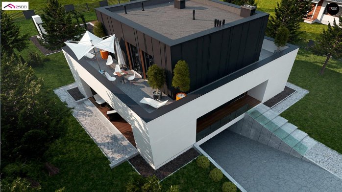 Проект дома Ux143 - 2 Двухэтажные дома в Киеве