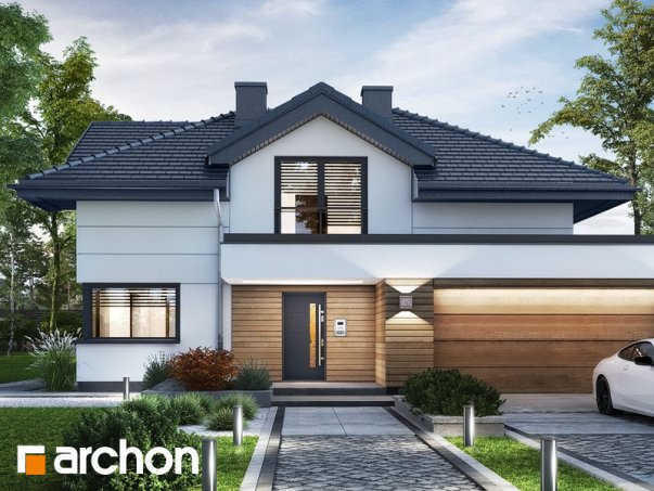 Проект дома Вилла Миранда 5 (Г2) - 1 С мансардным этажом дома в Киеве