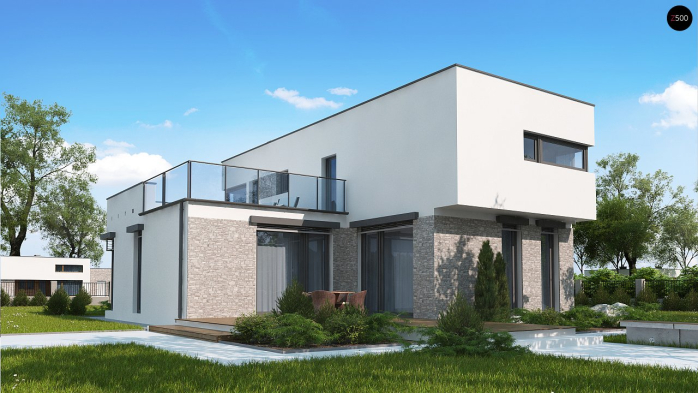 Проект дома Ux46 GL2 - 2 Двухэтажные дома в Киеве