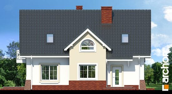 Проект дома Дом в горошке 4 вер.2 - 3 С мансардным этажом дома в Киеве