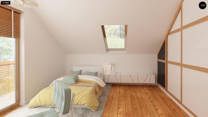 Проект дома U219 - 14 С мансардным этажом дома в Киеве