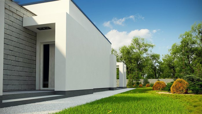 Проект дома Ux69 v1 - 5 Одноэтажные дома в Киеве