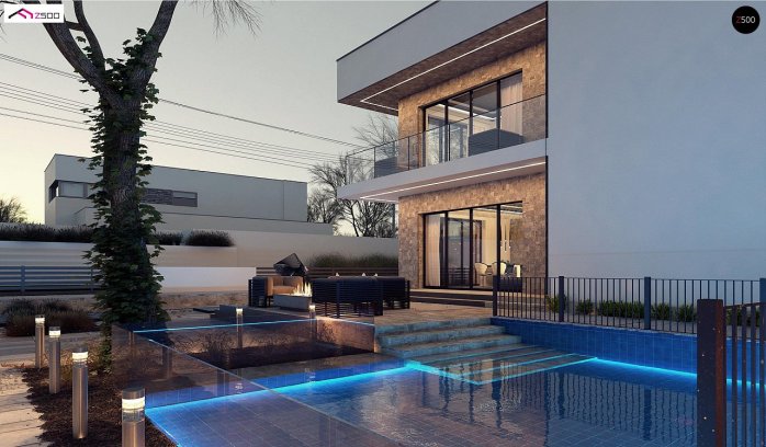 Проект дома Ux82 - 6 Двухэтажные дома в Киеве