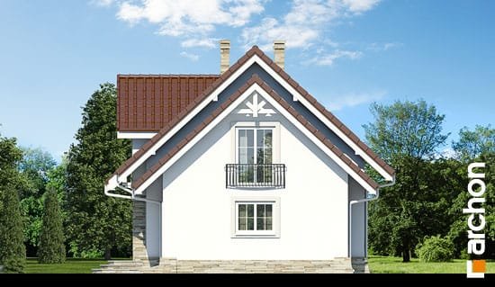 Проект дома Дом в лантанах вер.2 - 4 С мансардным этажом дома в Киеве