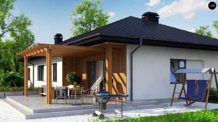 Проект дома U176 GP - 1 Одноэтажные дома в Киеве