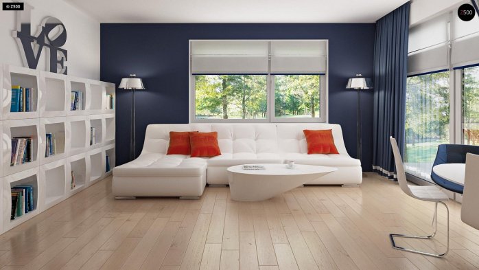 Проект дома U211 S - 4 С мансардным этажом дома в Киеве