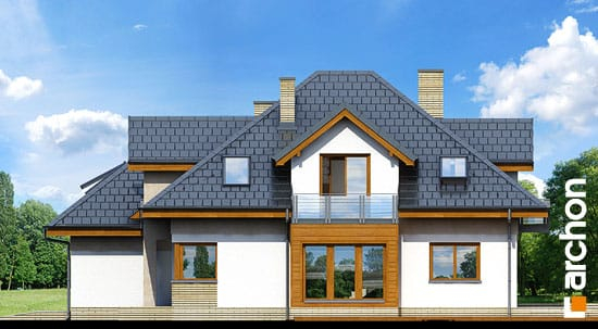 Проект дома Дом в бергамотах (Г2Н) вер.2 - 4 С мансардным этажом дома в Киеве