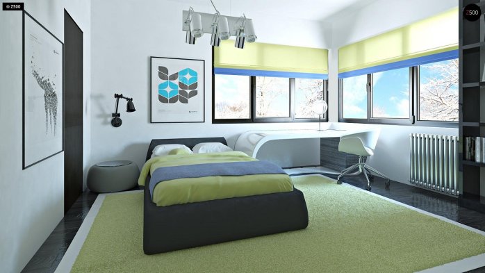 Проект дома Ub2 - 8 Двухэтажные дома в Киеве