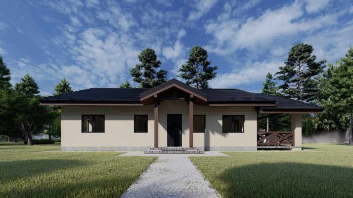 Проєкт будинку DBT 188 - Одноповерхові дома у Києві