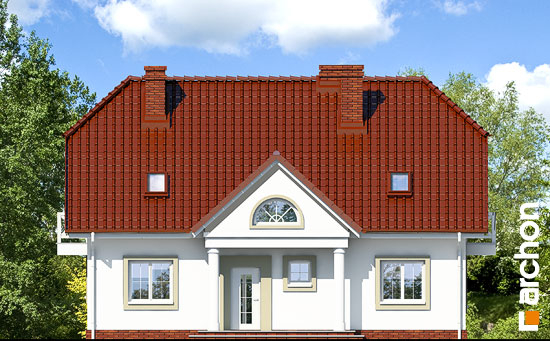 Проект дома Дом в гладиолусах 2 вер.2 - 3 С мансардным этажом дома в Киеве