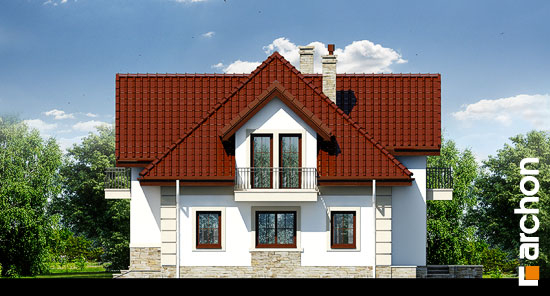 Проект дома Дом а альпиниях вер.2 - 4 С мансардным этажом дома в Киеве