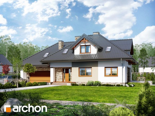 Проект дома Дом в каннах 2 (П) - 1 С мансардным этажом дома в Киеве