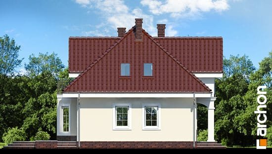 Проект дома Дом под белой акацией вер.2 - 5 С мансардным этажом дома в Киеве