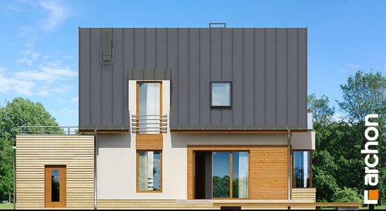 Проект дома Дом в кардамоне вер.2 - 6 С мансардным этажом дома в Киеве