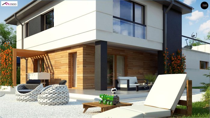 Проект дома U319 - 4 Двухэтажные дома в Киеве